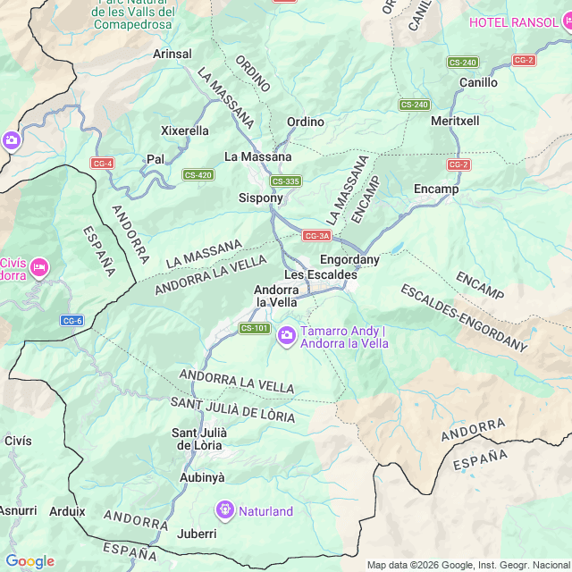 Approximate location