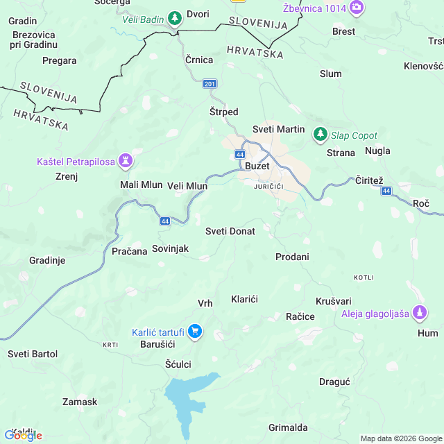 Approximate location