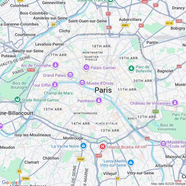 Approximate location