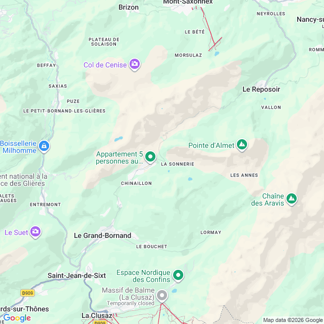 Approximate location