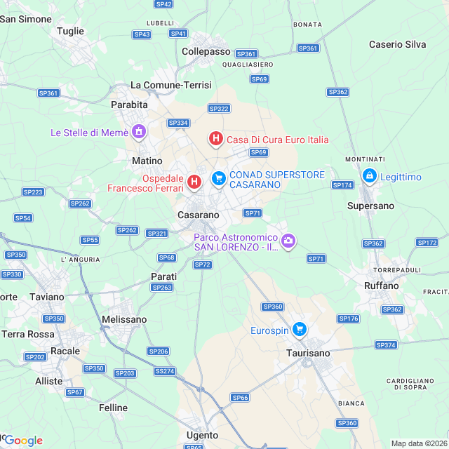 Approximate location