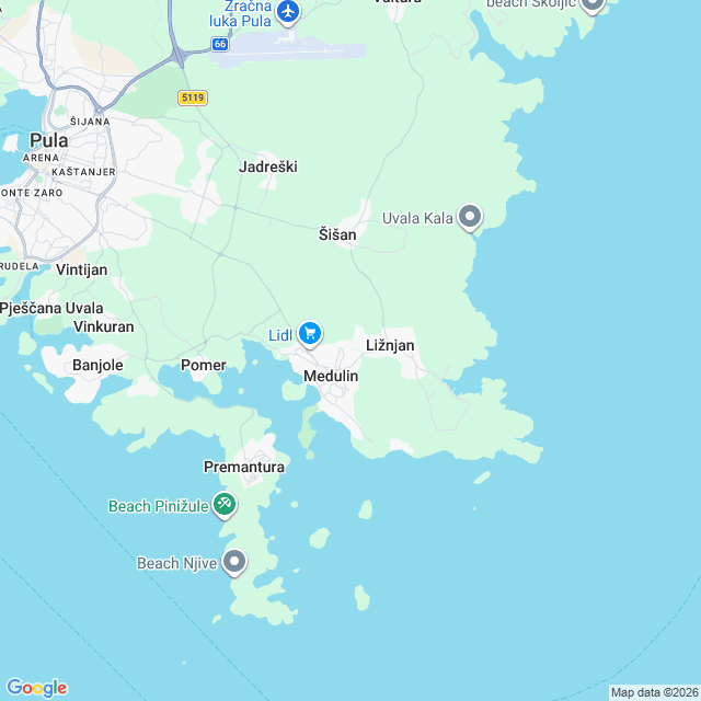 Approximate location