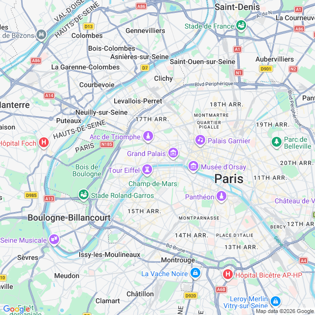 Approximate location