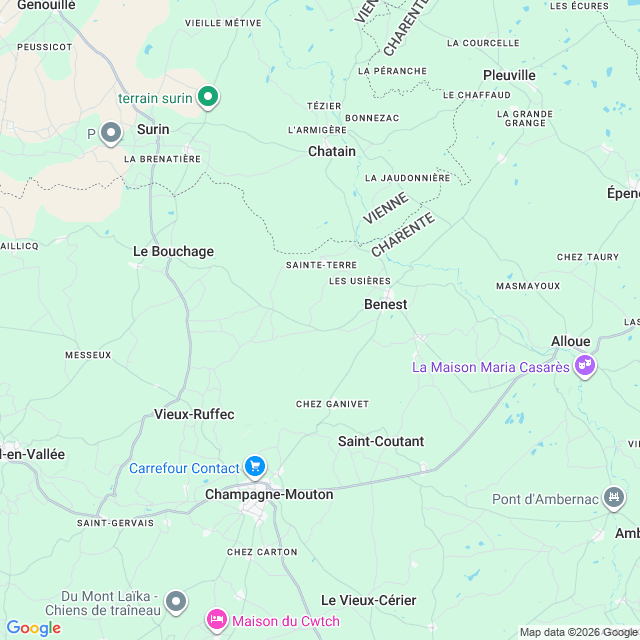 Approximate location