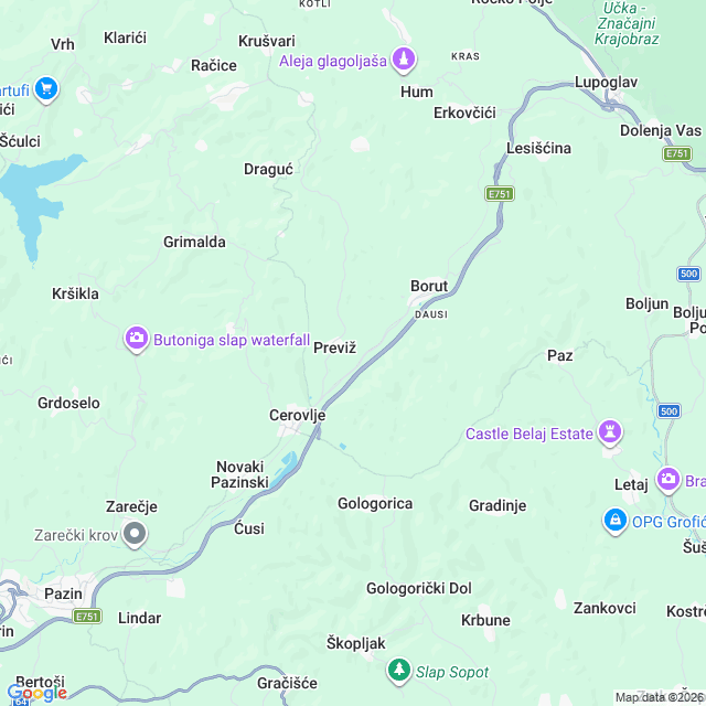 Approximate location