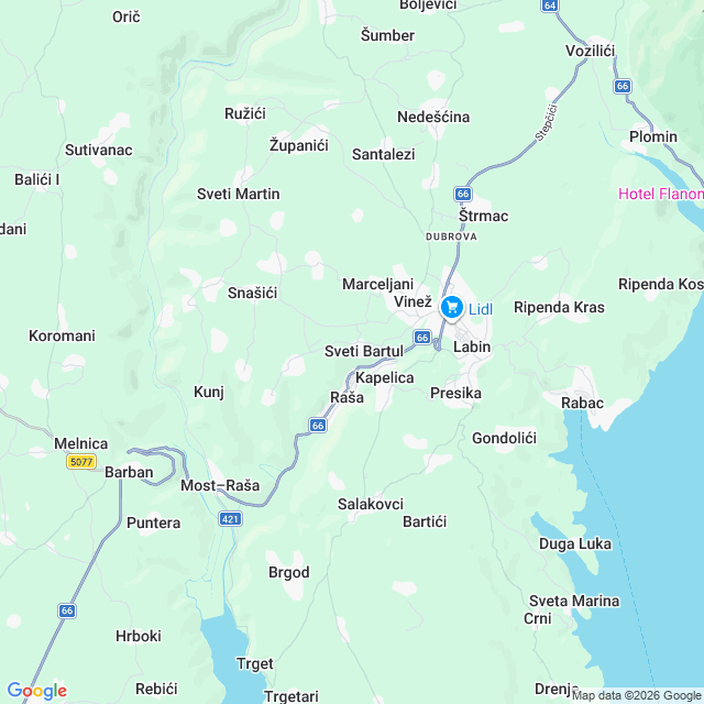 Approximate location