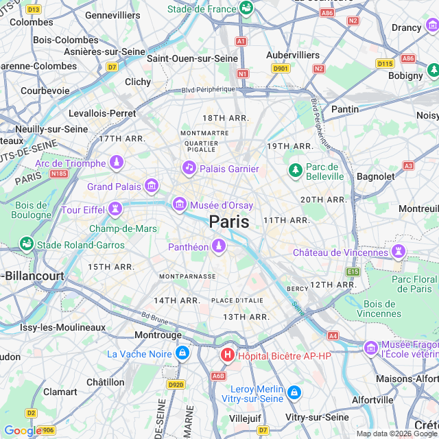 Approximate location