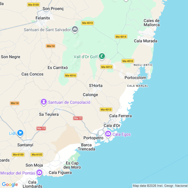 Approximate location