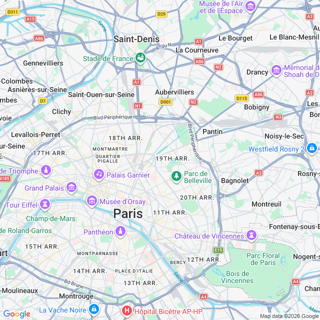 Approximate location