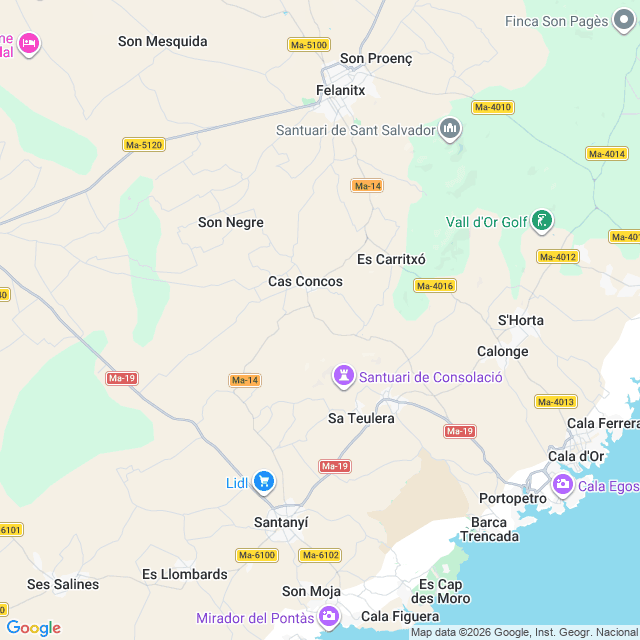 Approximate location
