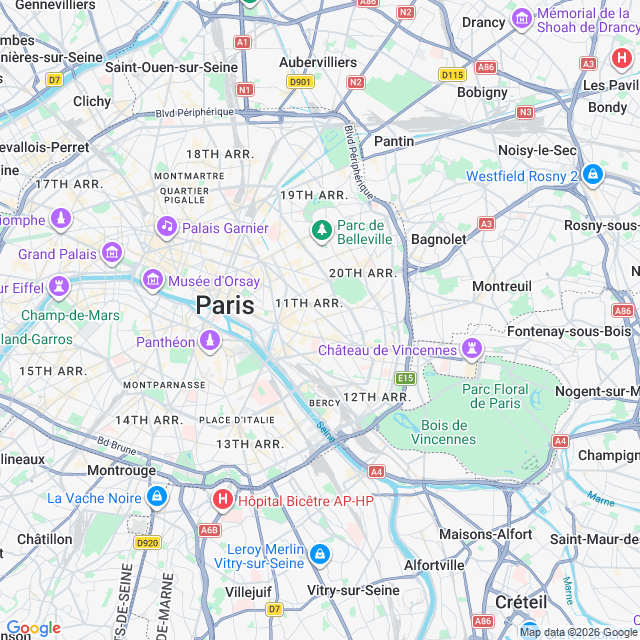 Approximate location