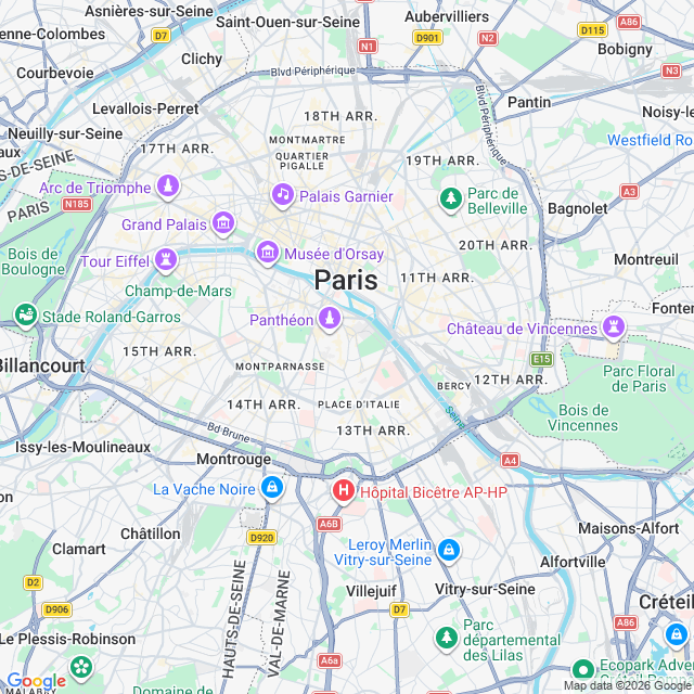 Approximate location