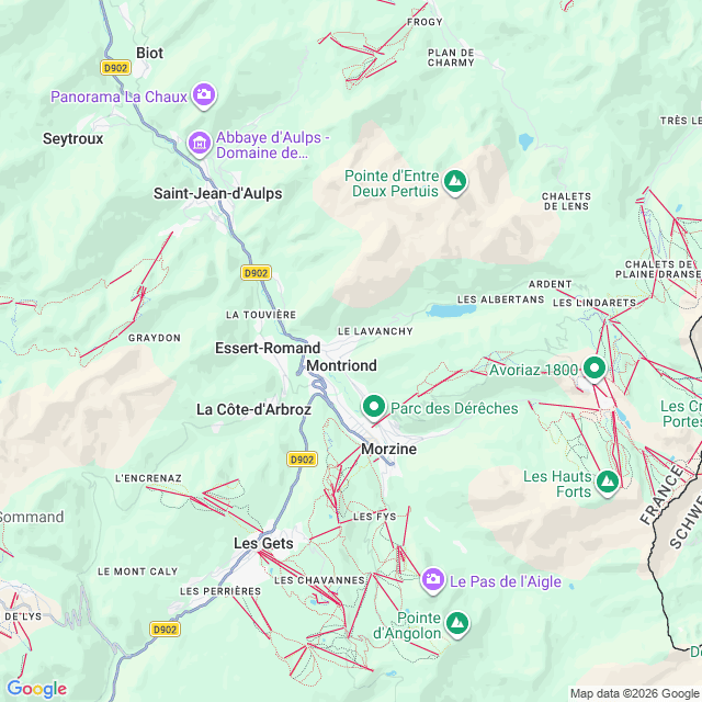 Approximate location