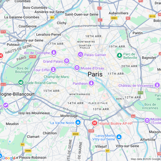 Approximate location