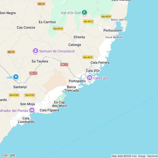 Approximate location