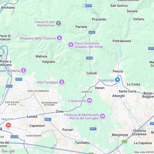 Approximate location