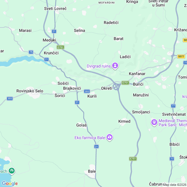 Approximate location
