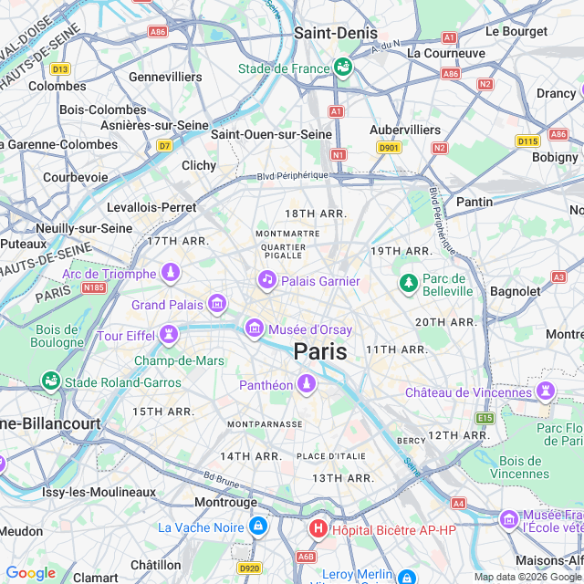 Approximate location