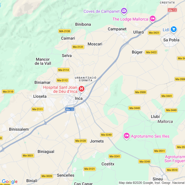 Approximate location