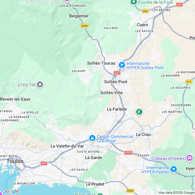 Approximate location
