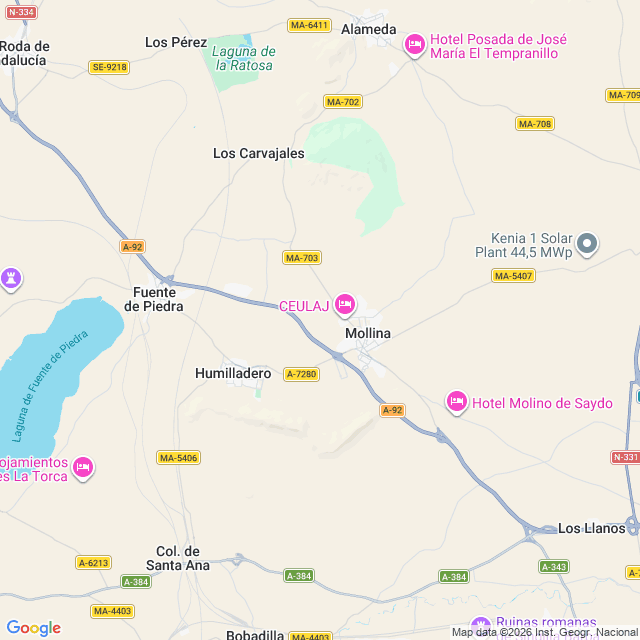 Approximate location