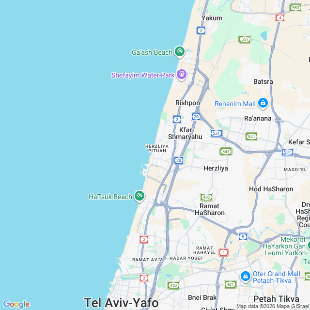 Approximate location