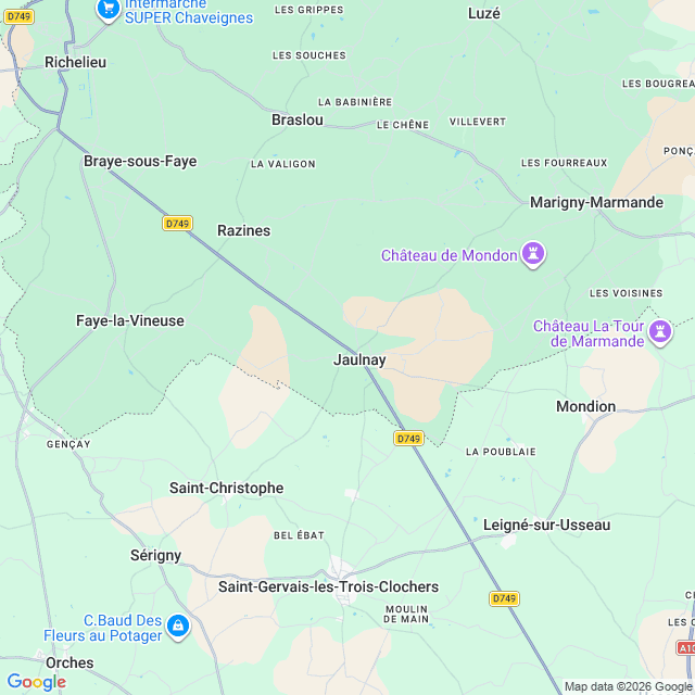Approximate location