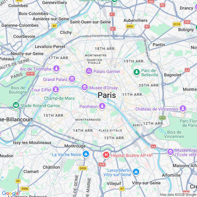 Approximate location