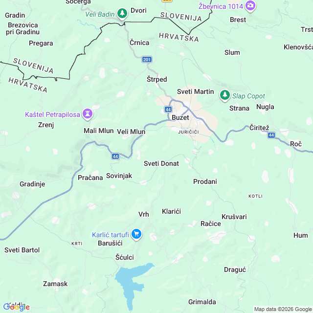 Approximate location