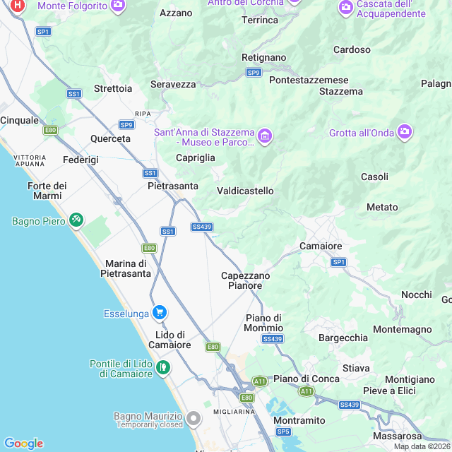 Approximate location