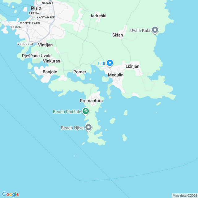 Approximate location