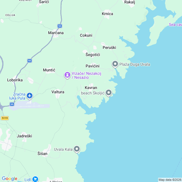 Approximate location