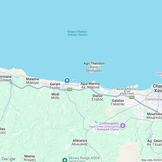 Approximate location