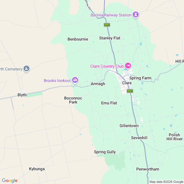 Approximate location