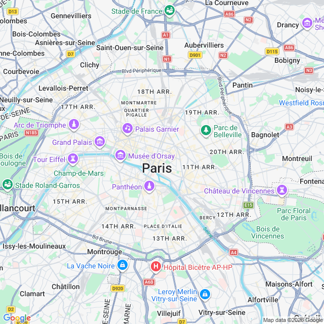 Approximate location