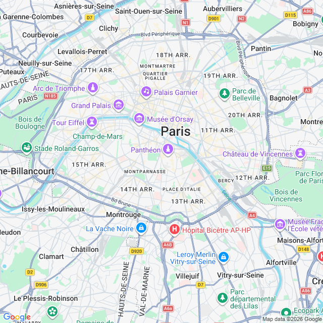 Approximate location