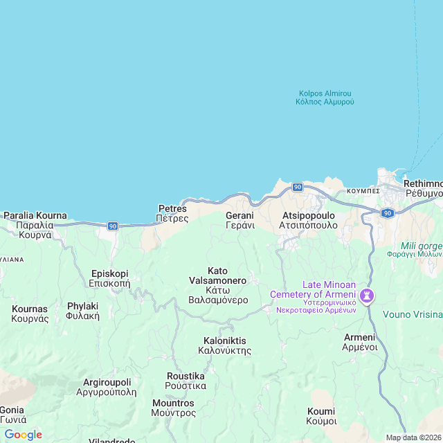 Approximate location