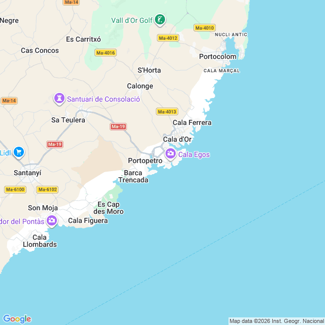 Approximate location