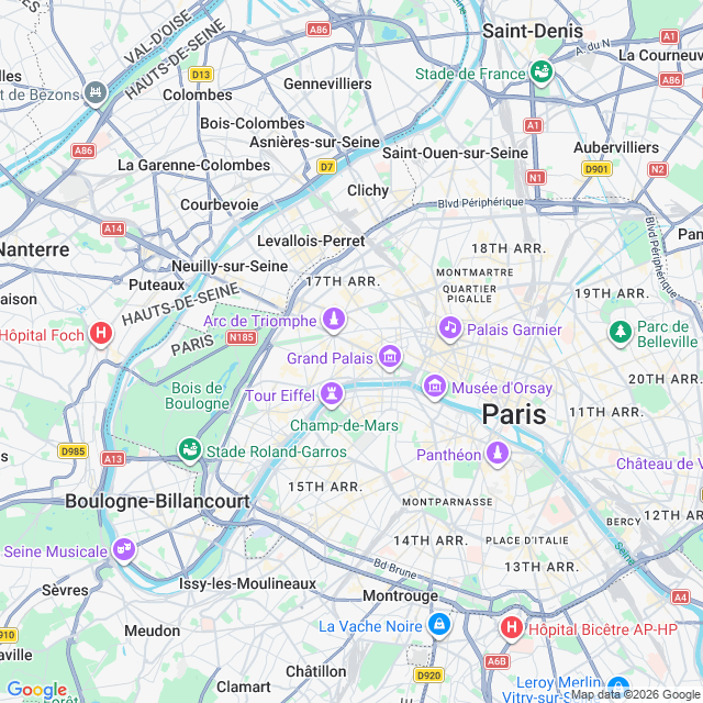 Approximate location