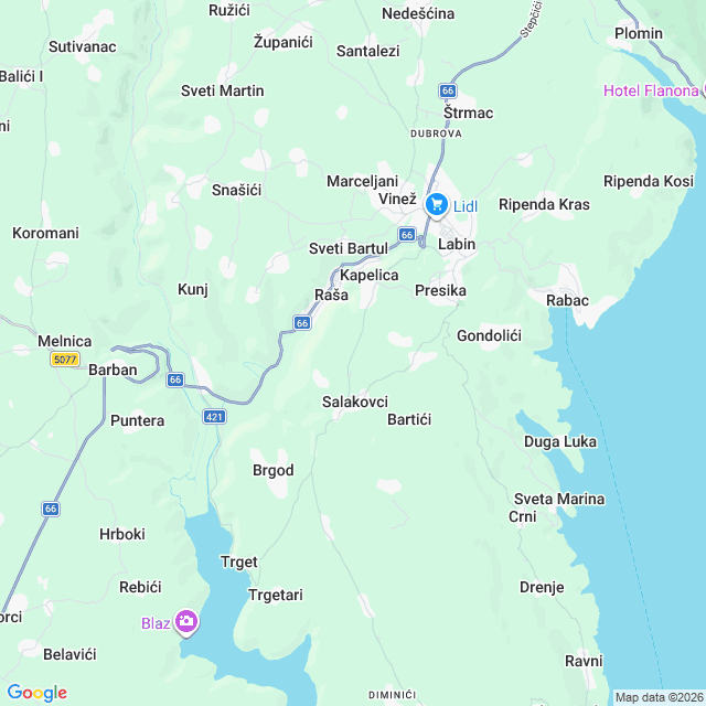 Approximate location