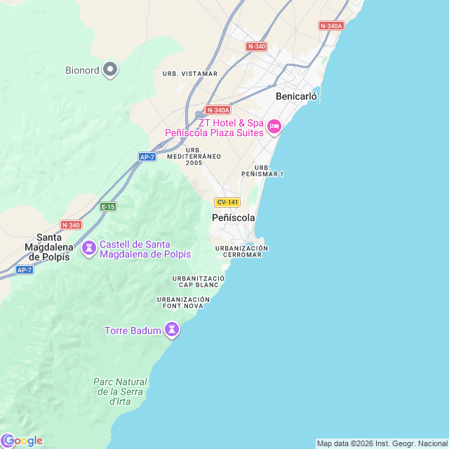 Approximate location