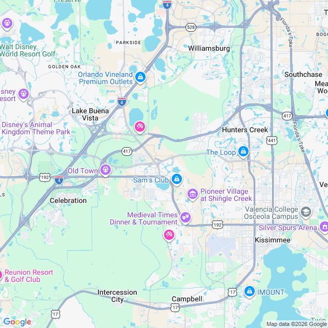Approximate location