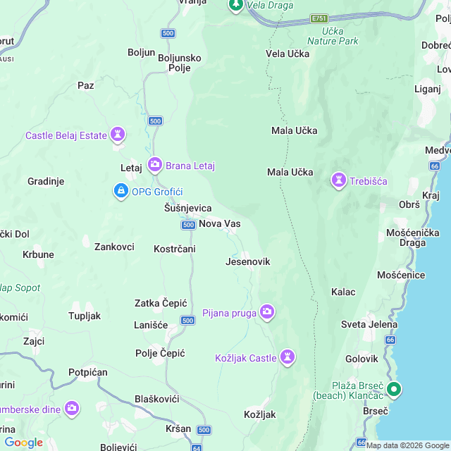 Approximate location