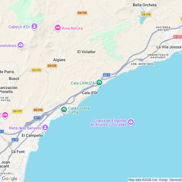 Approximate location
