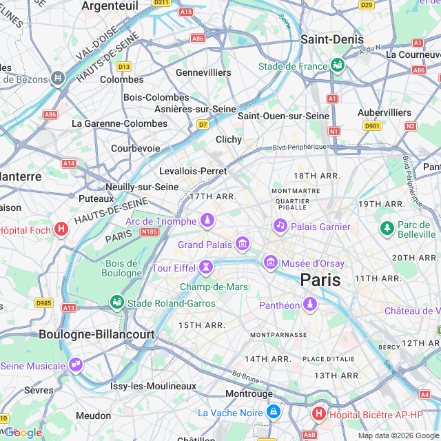 Approximate location
