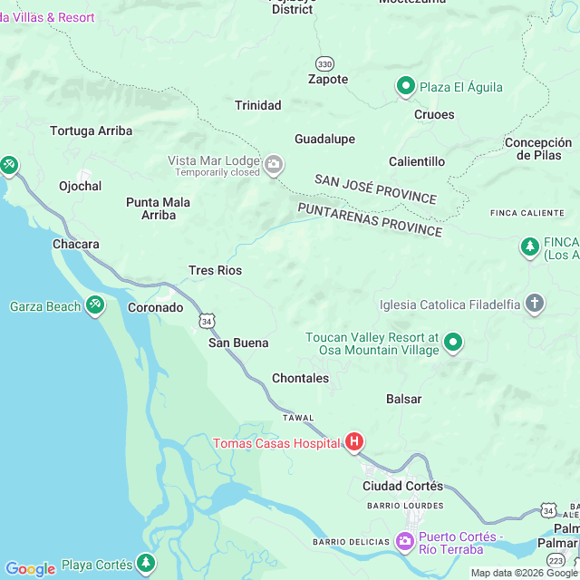 Approximate location