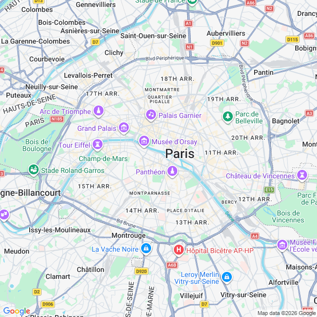 Approximate location