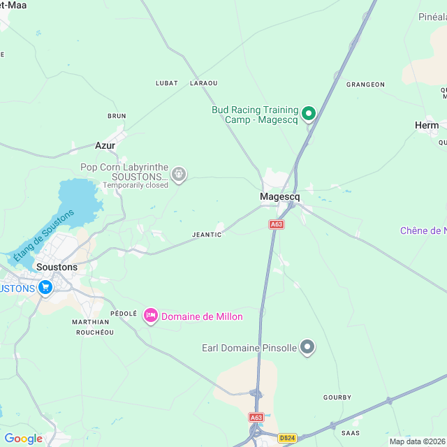 Approximate location