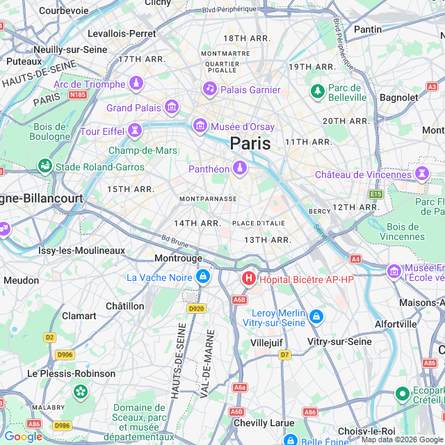 Approximate location