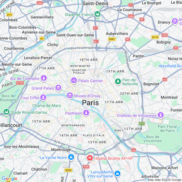 Approximate location